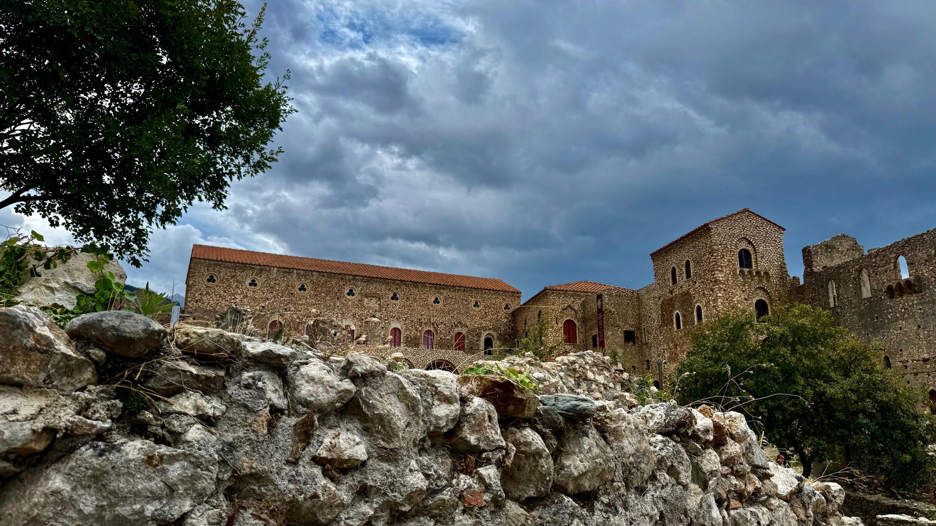 The Despots Palace in the medieval town of Mystras, Peloponnese